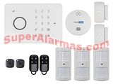 KIT DE ALARMA PARA PISO CON GSM AURORA TOUCH