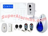 KIT DE ALARMA SAFEMAX i20 CON CÁMARA IP Y SIRENA