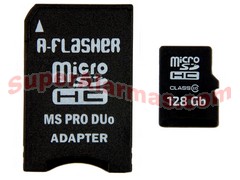 TARJETA MEMORIA MICRO SD 128 GB CLASE 10 ADAPTADOR SD 