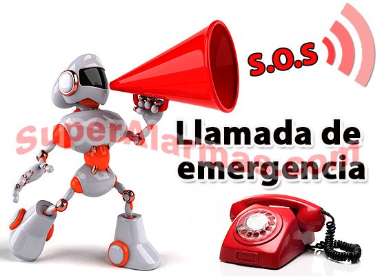 llamada de emergencia con numero de marcacion rapida.
