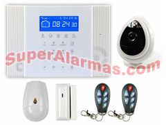 Sistena de alarma con cámara IP de interior