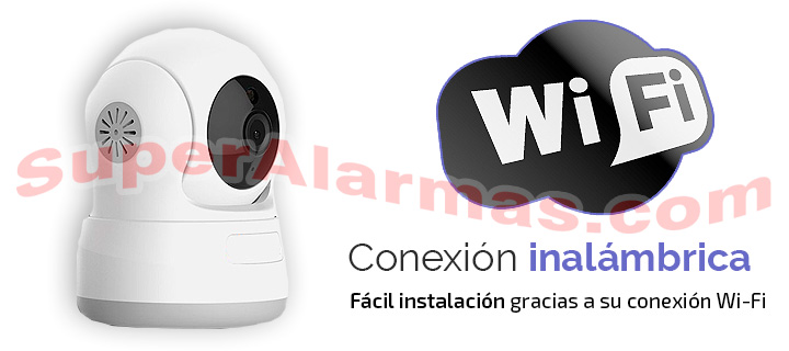 Cámara IP HD con conexión Wifi a Internet.